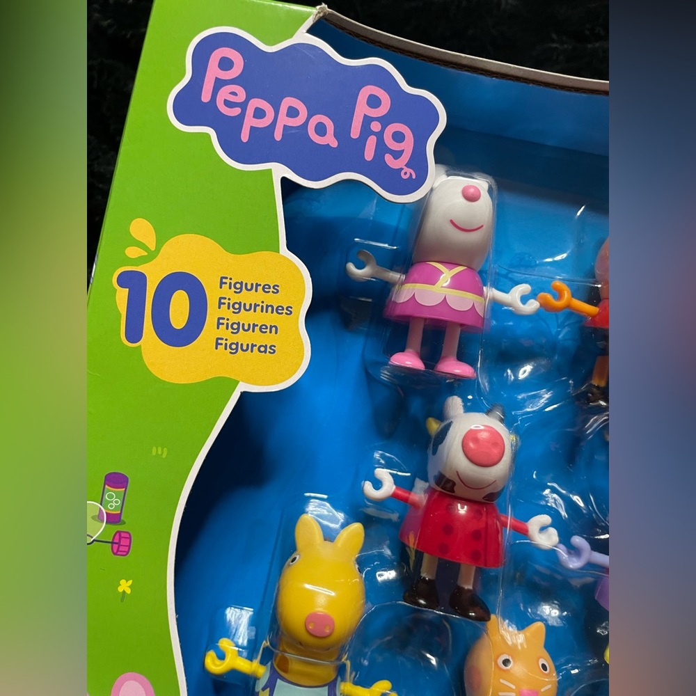 Hasbro Peppa Pig & Friends Play date 10 figurines NEW IN PACKAGE! - Picture 5 of 10